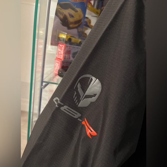 NEW Chevrolet Corvette Racing Official Team Rain Jacket (XL) + Hat Combo - Picture 10 of 13